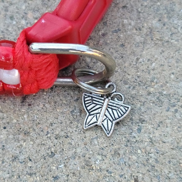 Custom Handmade Beaded Bling Dog Collar - Picture 3 of 3